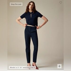 J Crew Cameron pant Navy Blue Size 8